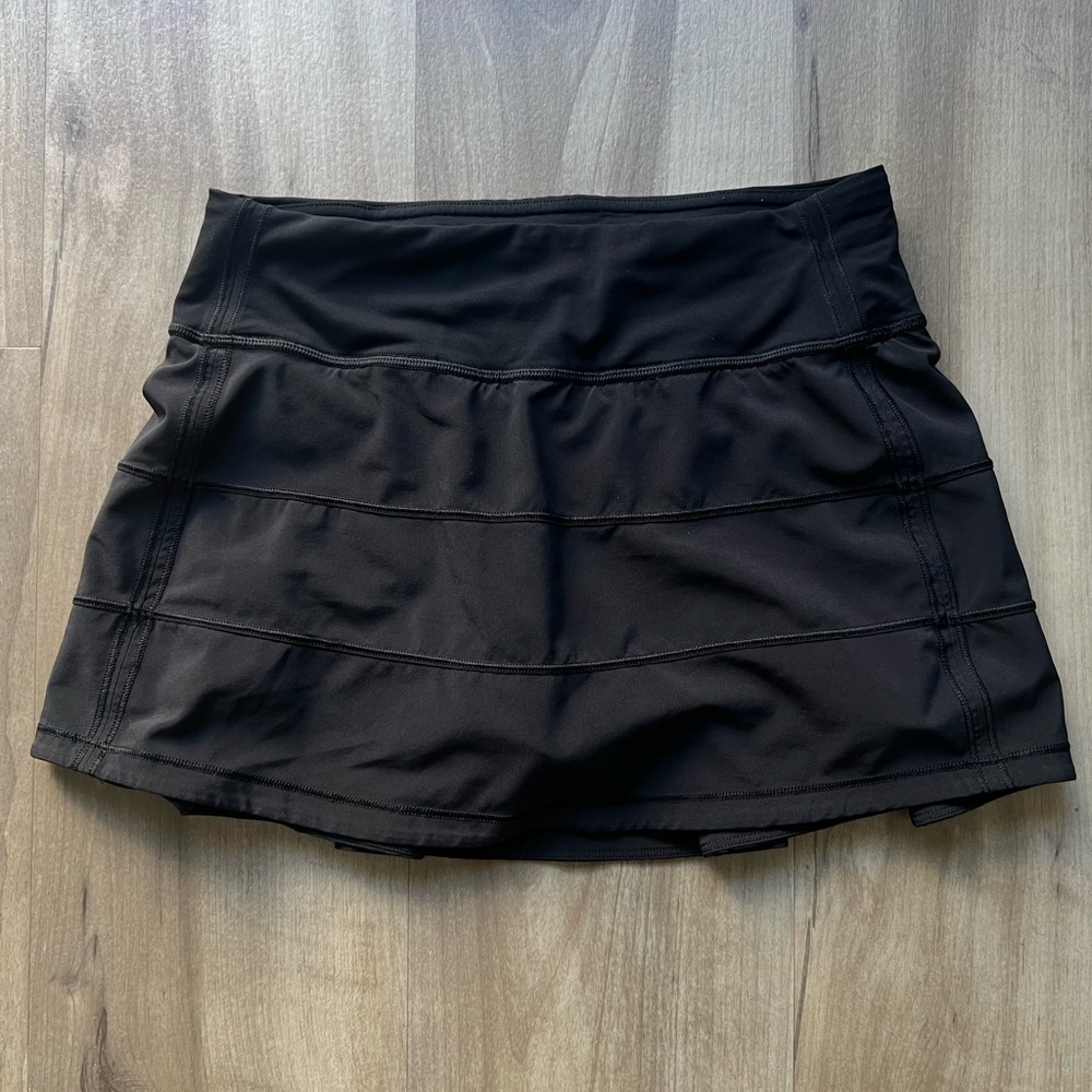 Lululemon Pace Rival Skirt in Black Size 2 Regular Length